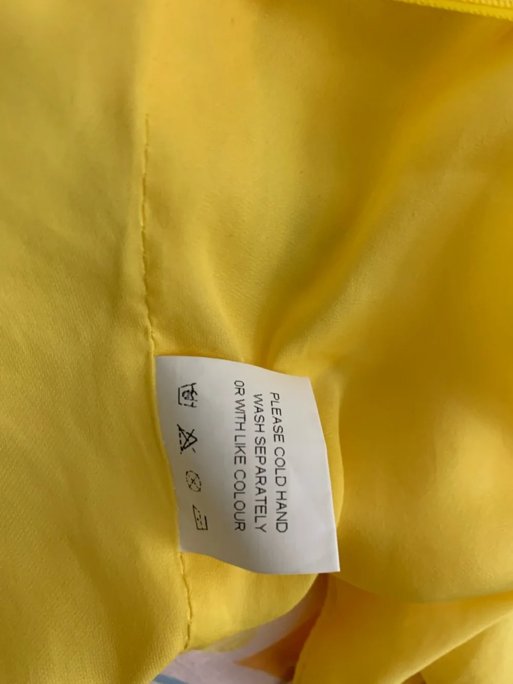 Yellow Floral Linen Blend 2 piece set - Picture 4 of 10